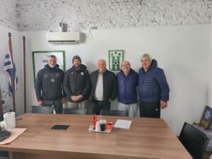 Firma de Convenio Entre la Liga Paso Molino y Racing Club de Montevideo